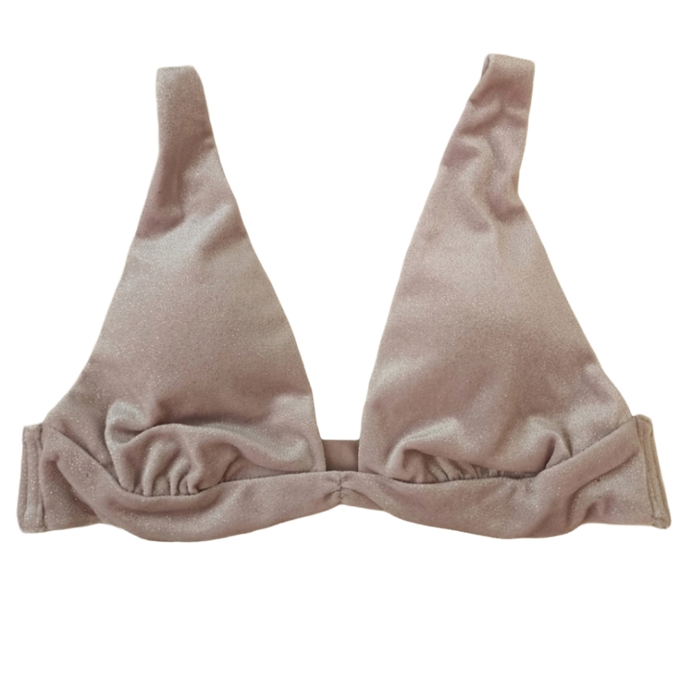 Victoria's Secret Pink shimmer velvet bralette M
